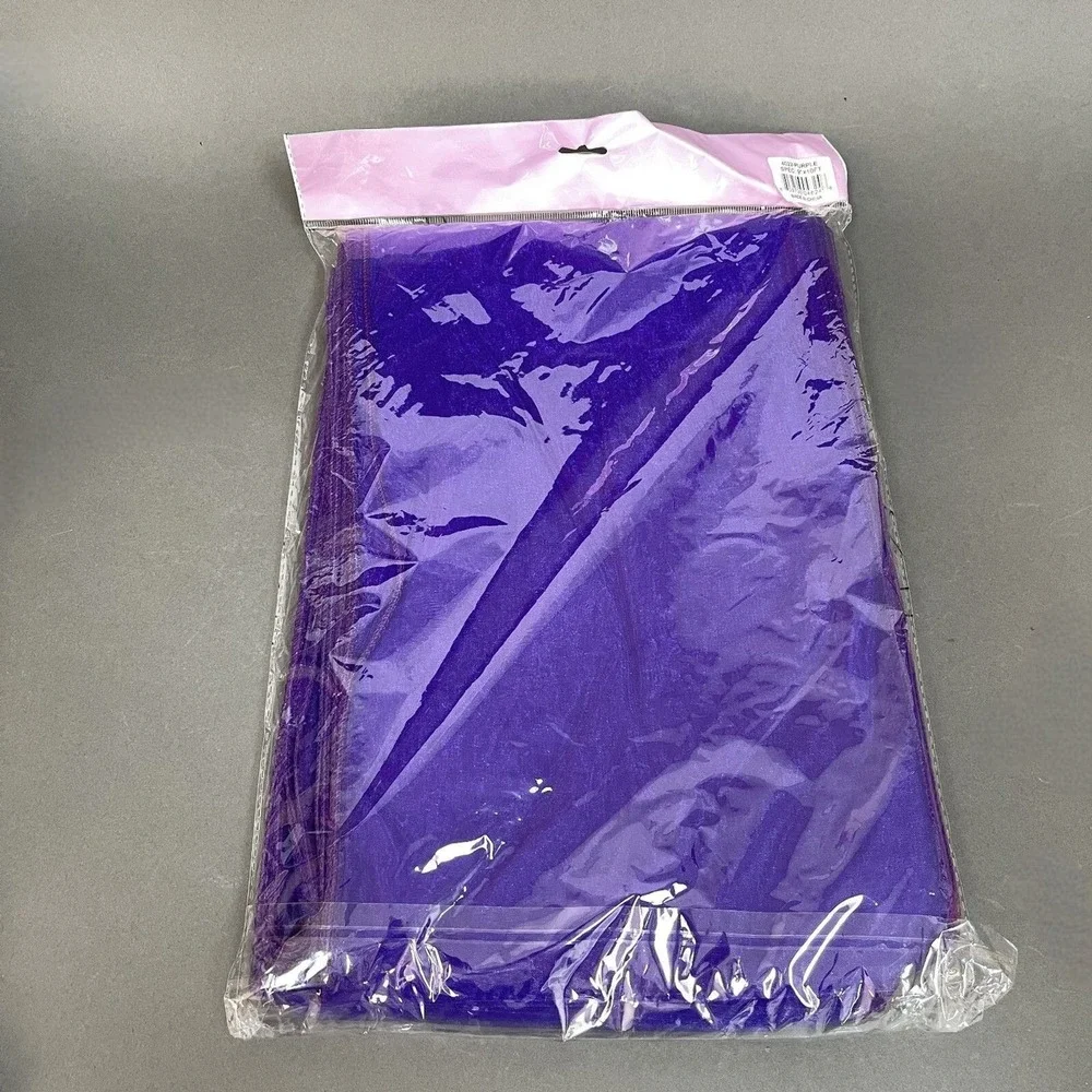 Natural Star Inc. NST Organza Chair Bow Purple 9